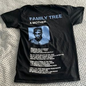 Vintage Tupac family tree t shirt